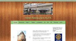 Desktop Screenshot of hotelalfa.be